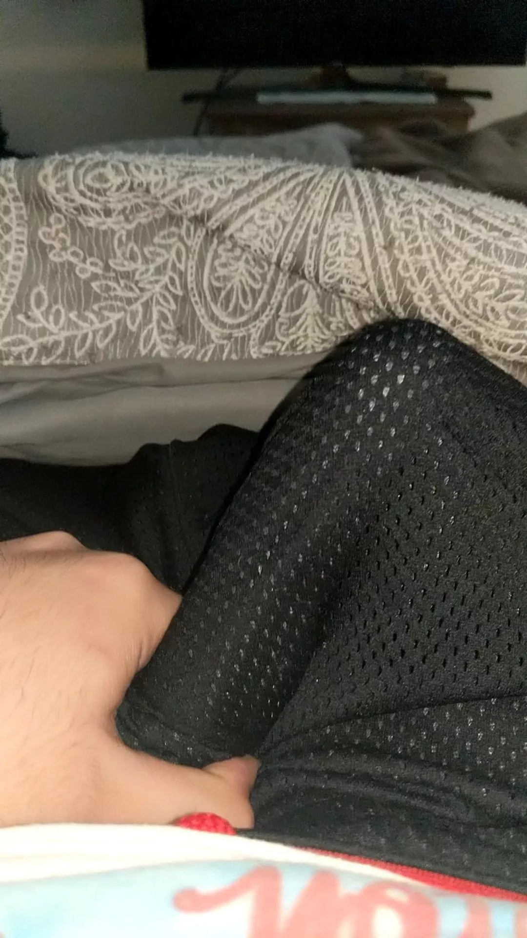 Hopefully these shorts aren’t too tight for the gym 😏