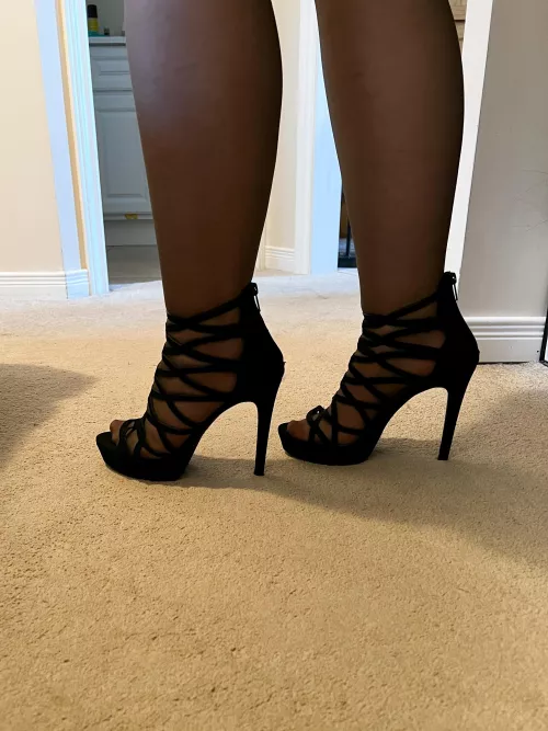 i love these heels but wish they were taller!