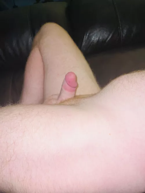 Ok who’s smaller! Tiny hard ginger cock here!