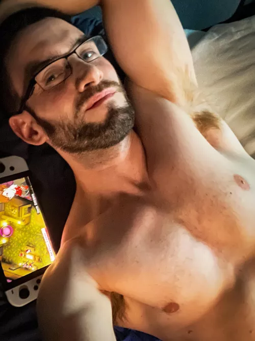 Playing video games tonight 🥰