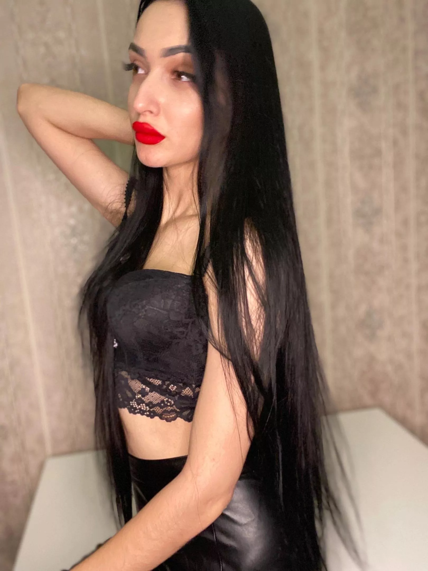 Red lips always hold the eye 🫦