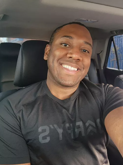 smile before the gym because everyone wears their mean faces LOL