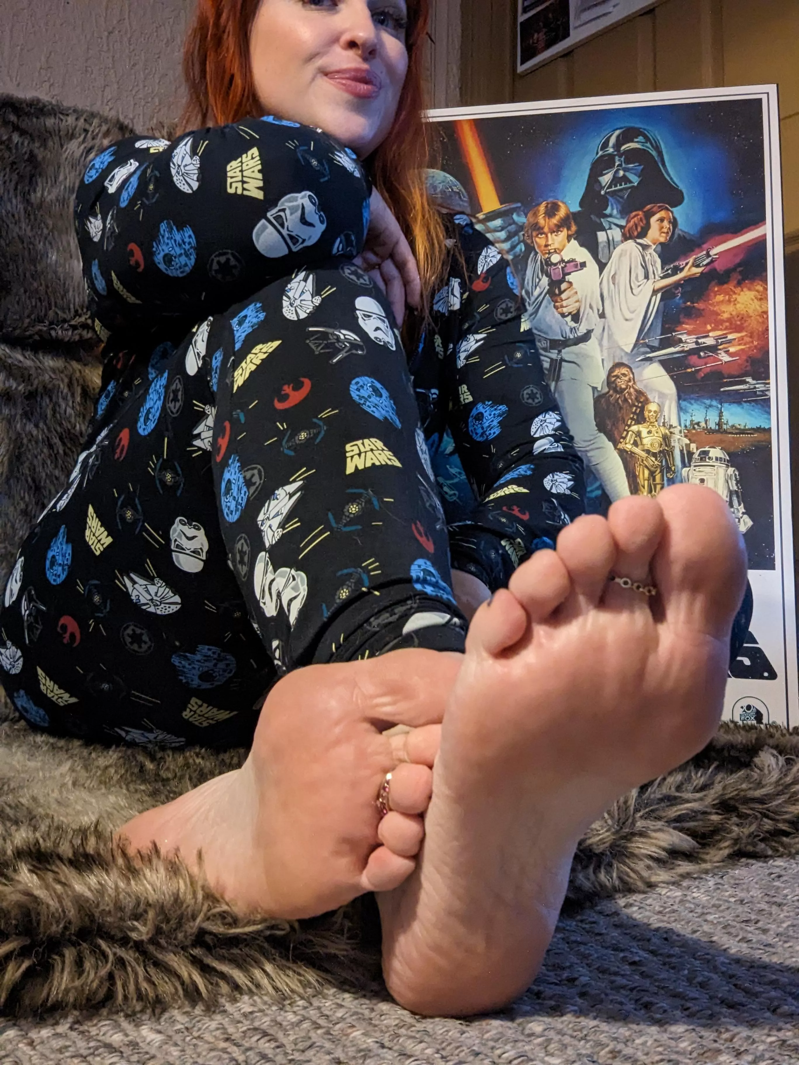 They Are Nice & Sweaty For Movie Night ! 👣