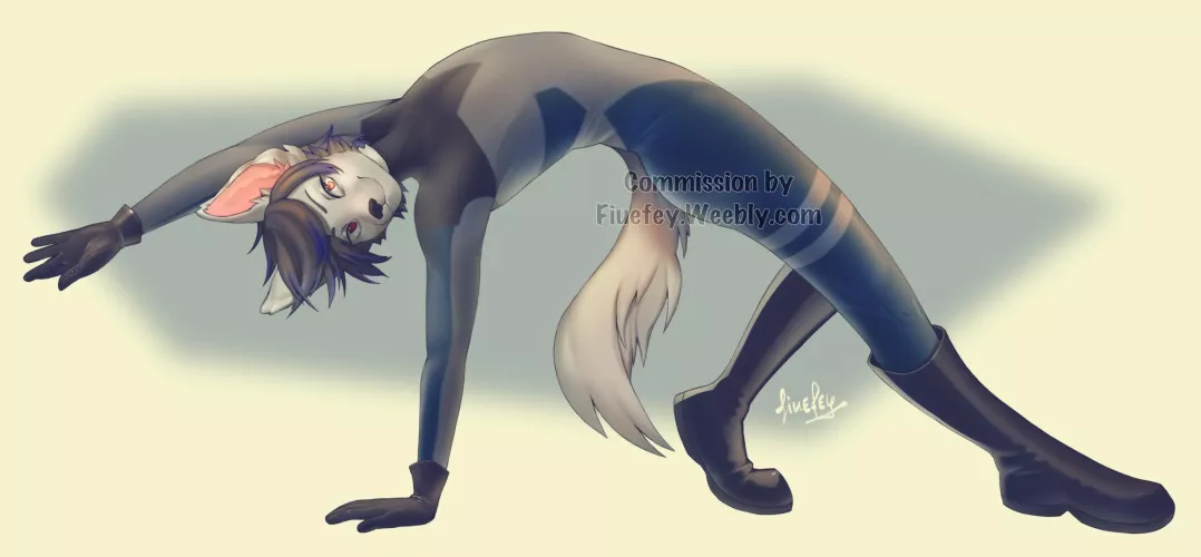 TURBO_WOLF_ on twt staying nimble, by fiuefey (me!)