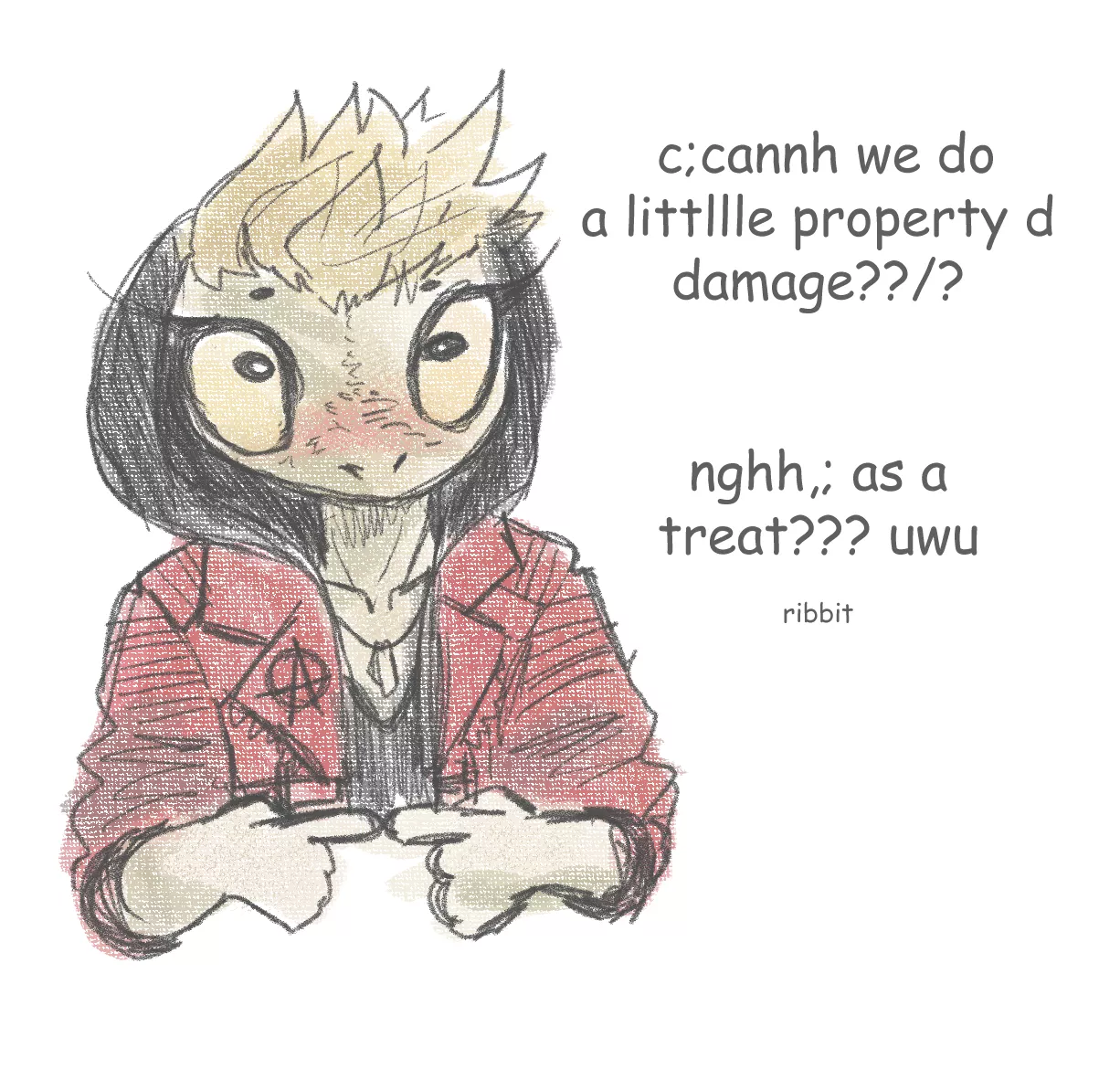 we deserve a treat (art by me)