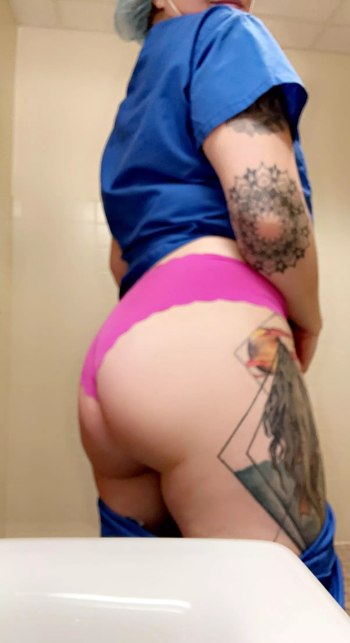 Which is better my butt or my bouffant?