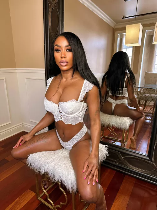 You won't be able to take your eyes off me in white!