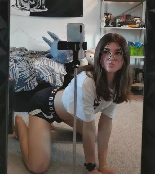 Your Little Shy Kitty in your room, fuck me or suck me?