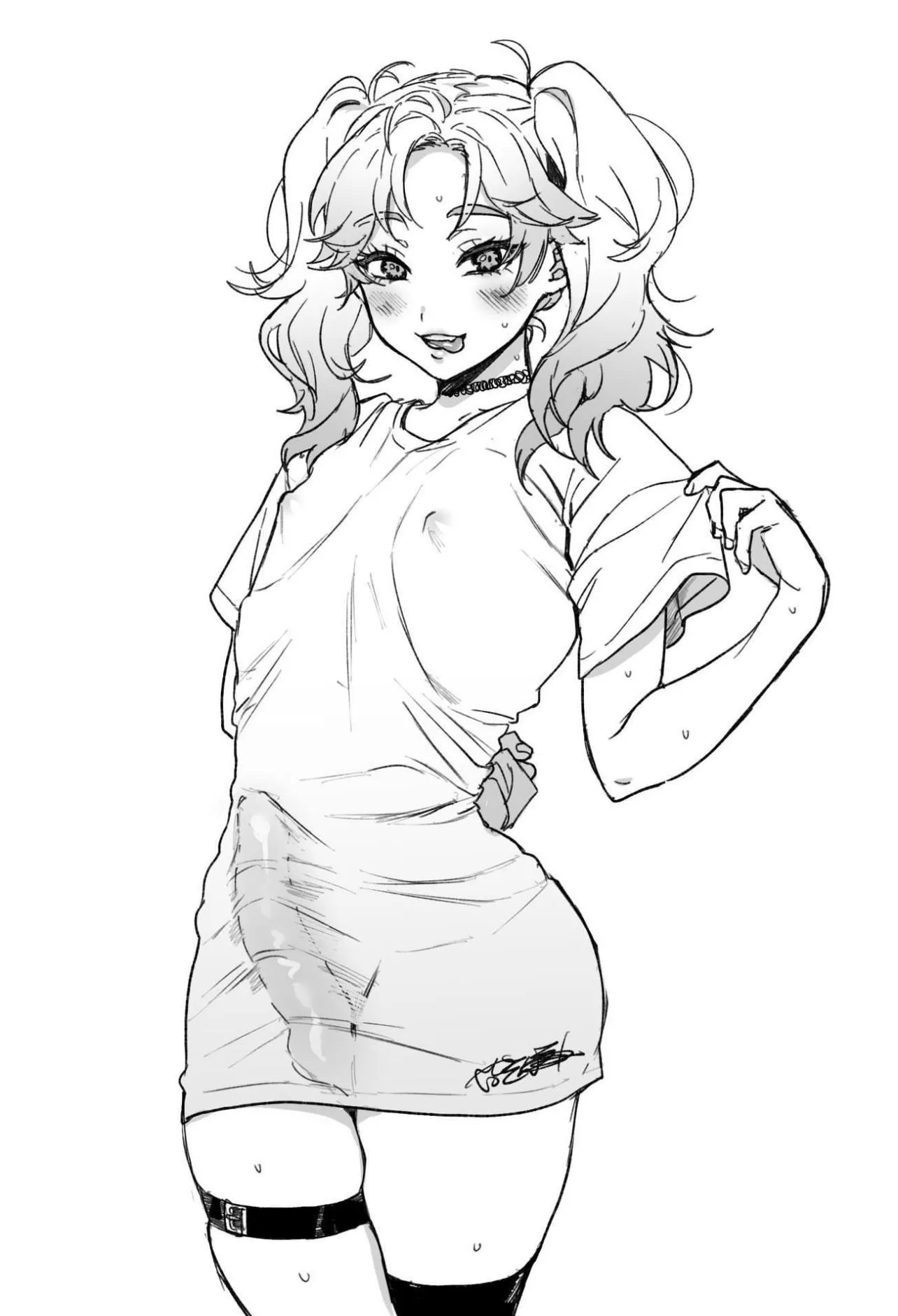 about to burst through