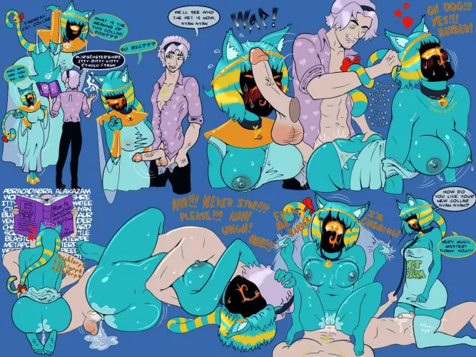 Auntie Nyan-Nyan's new collar