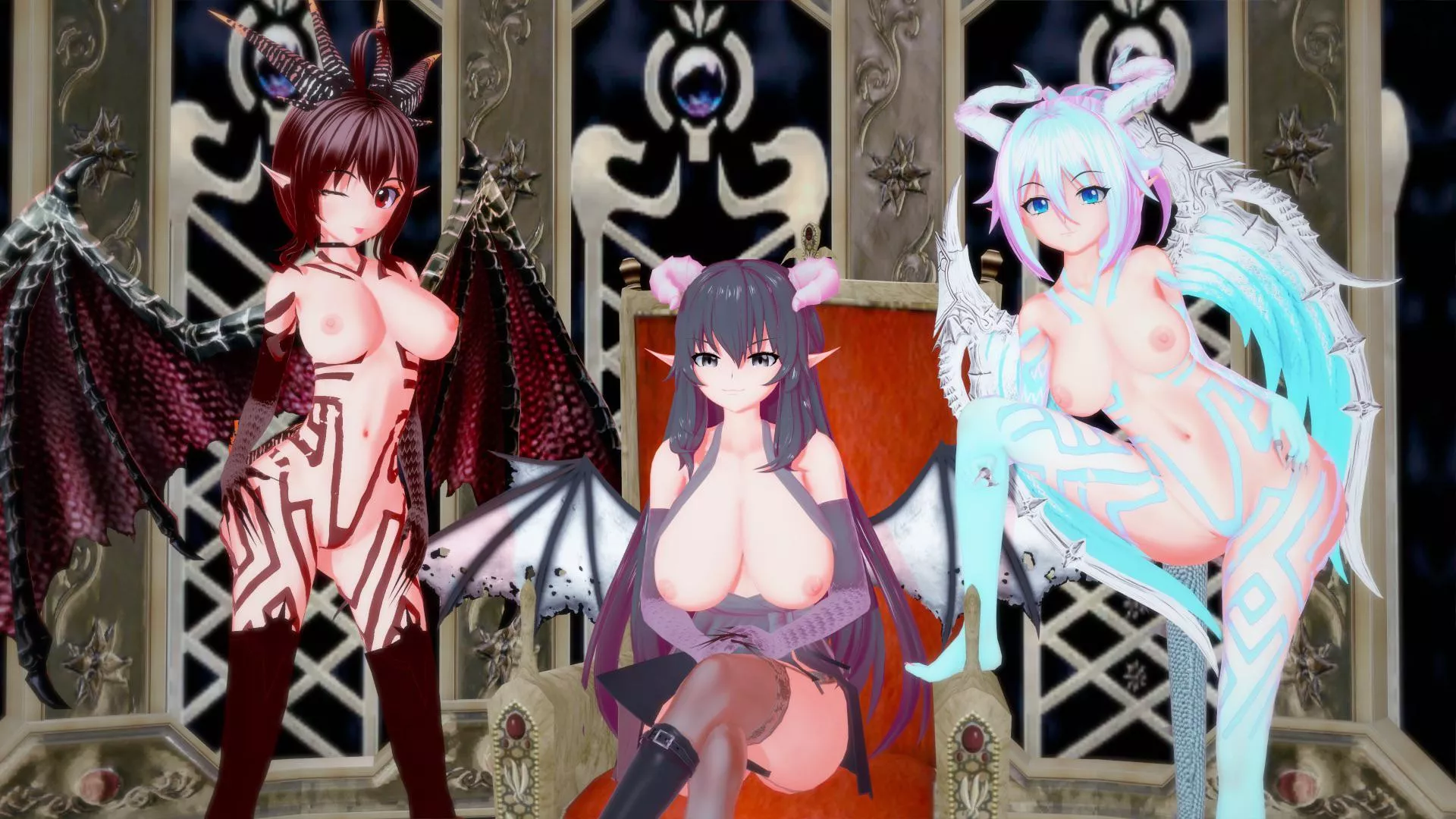 Dragon girls (OC) [Koikatsu Party]