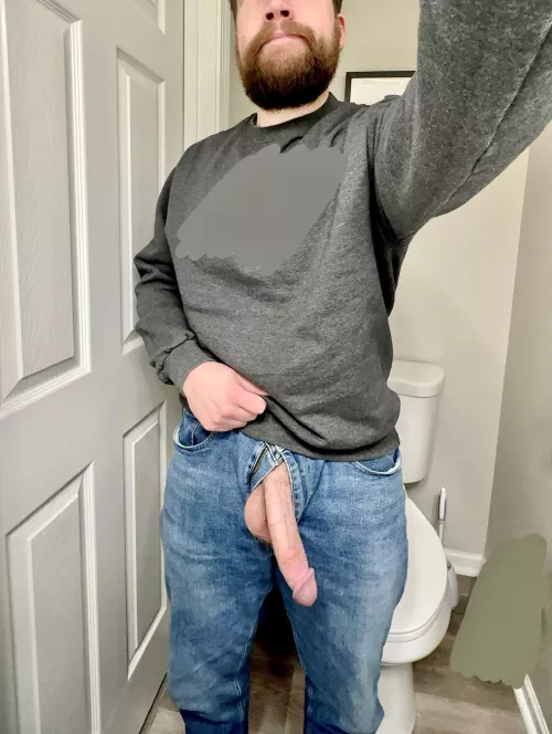 Every wonder what that dad at the store is hiding?