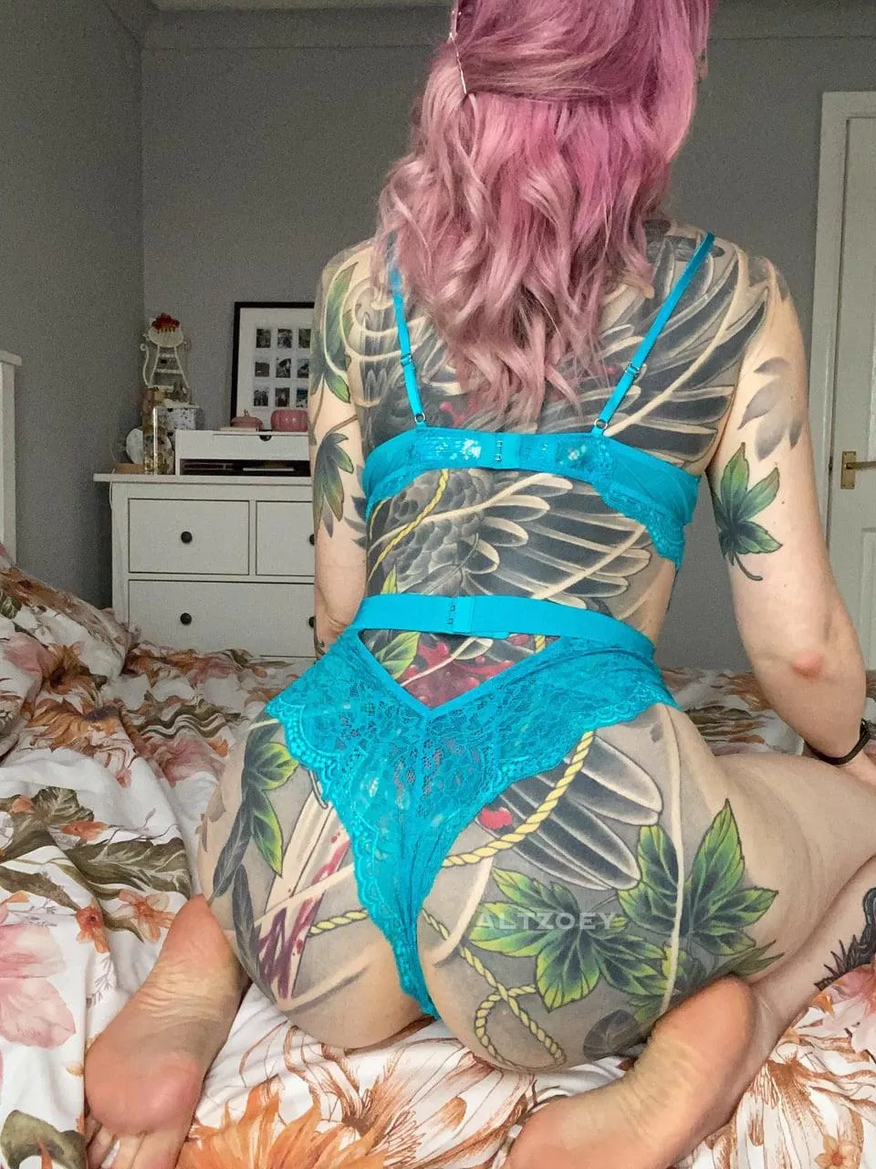 In or out of the lingerie?