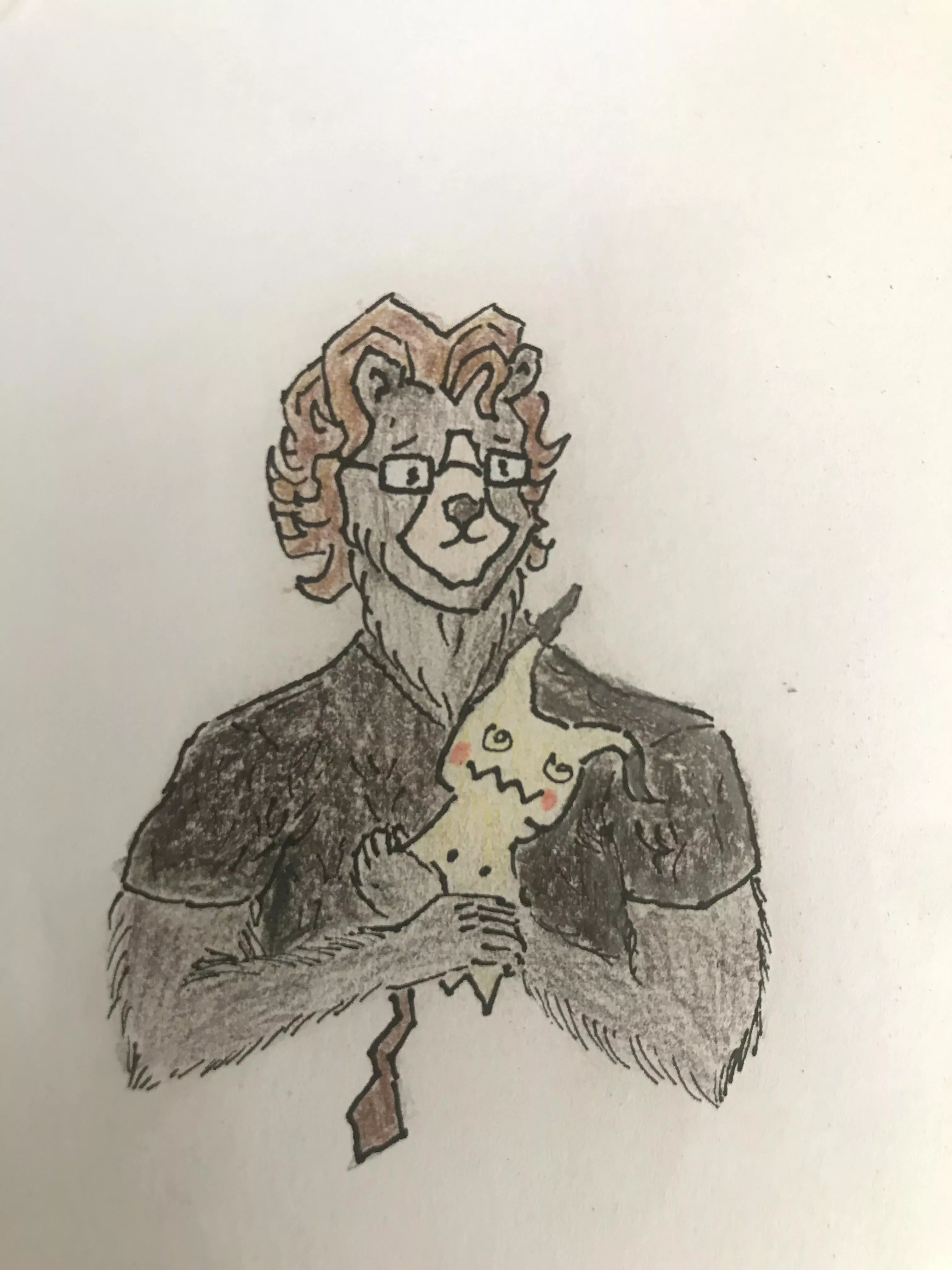 It happened, I got obsessed with drawing my fursona