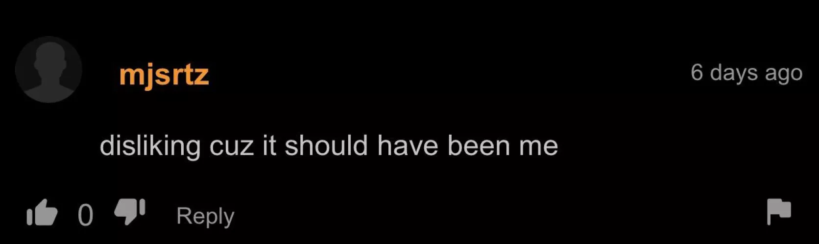 It should have been him