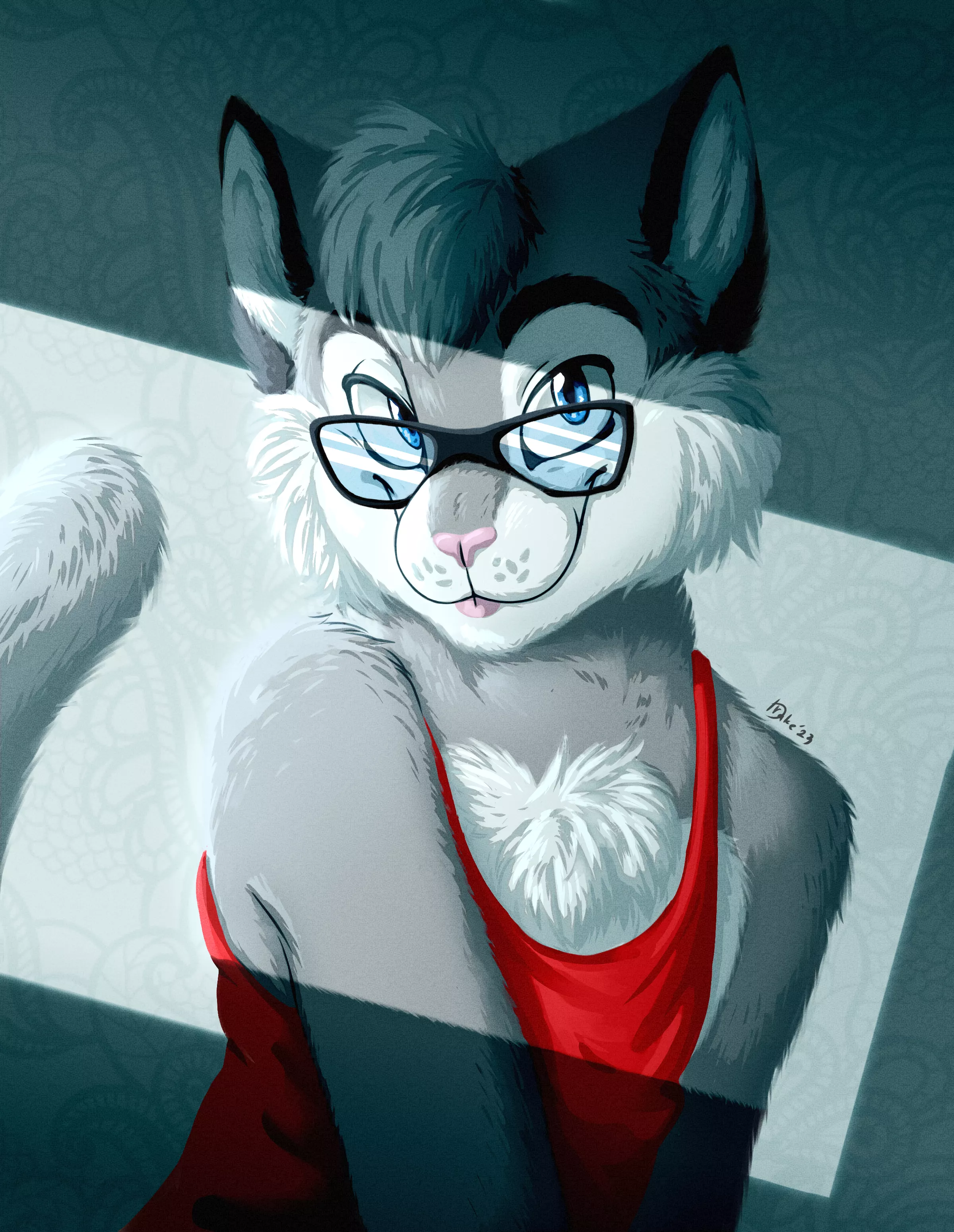 Kitty blep // Art by me