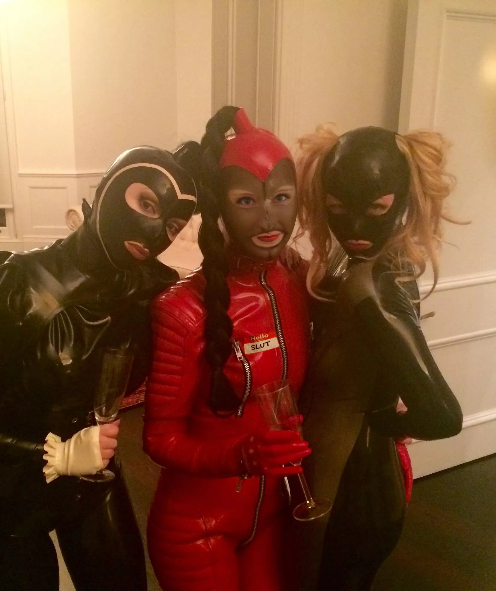 Latex night out.
