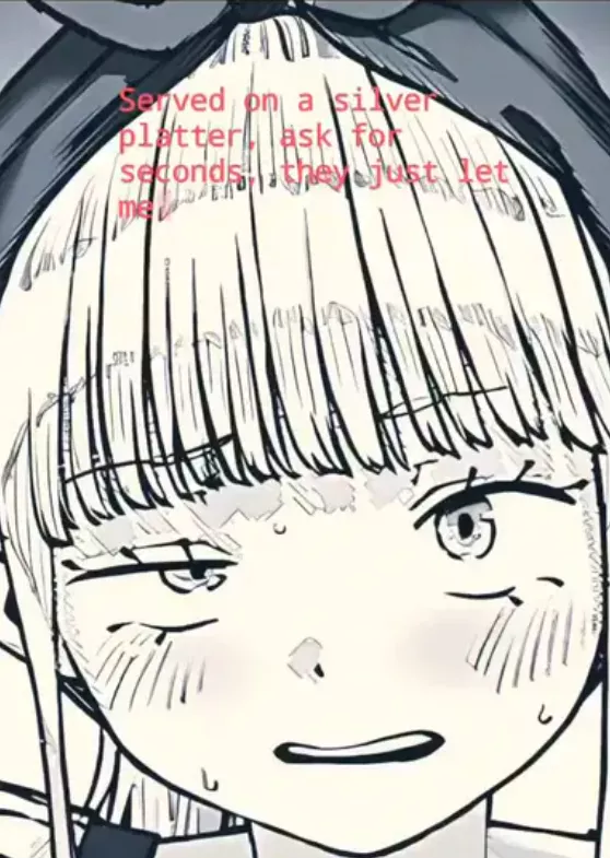 LF Mono Source:1girl, bow tie, white hair, open mouth, dress, 