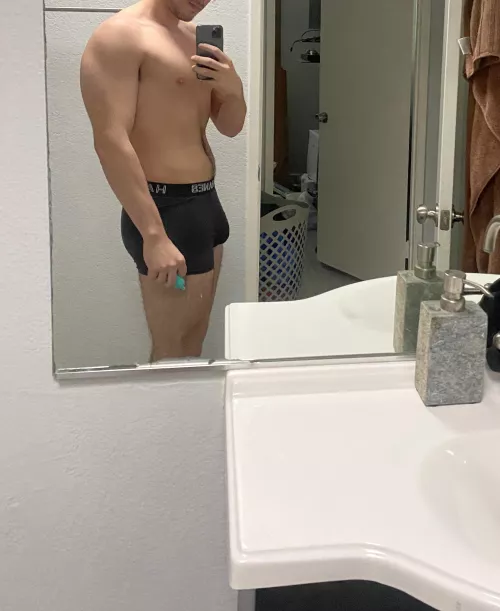 Lick the precum in my boxers?