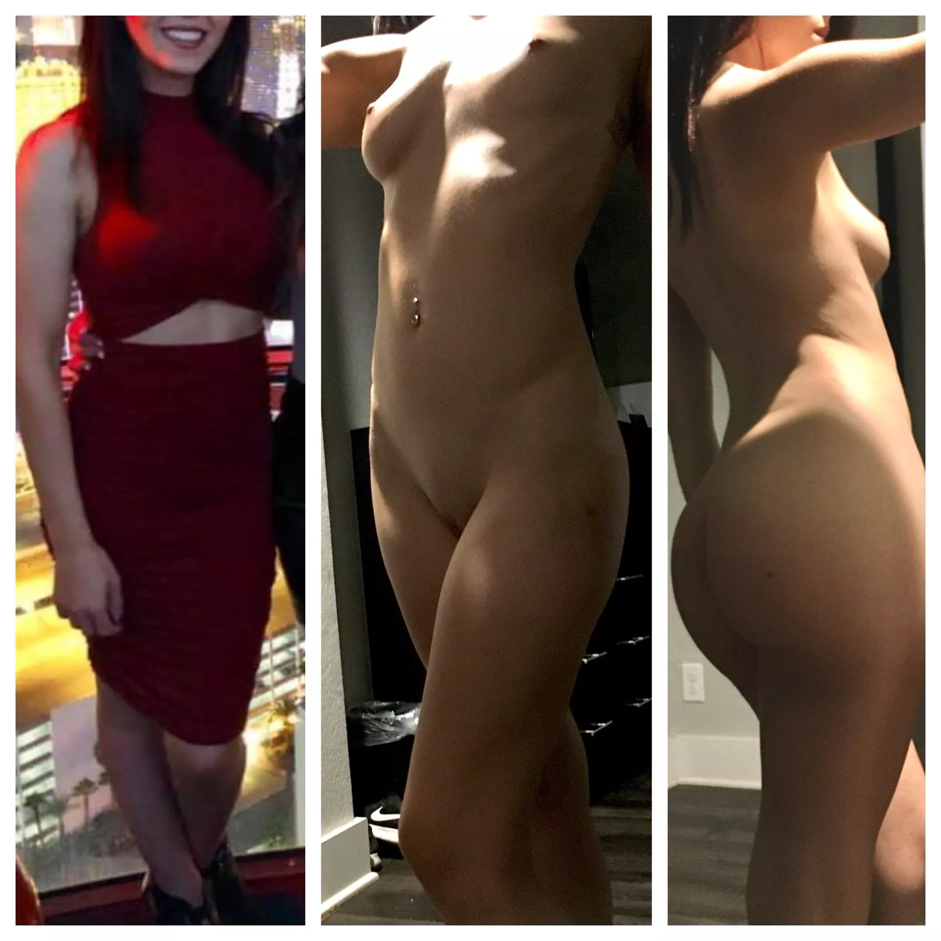 Mardi Gras Ball before and after.