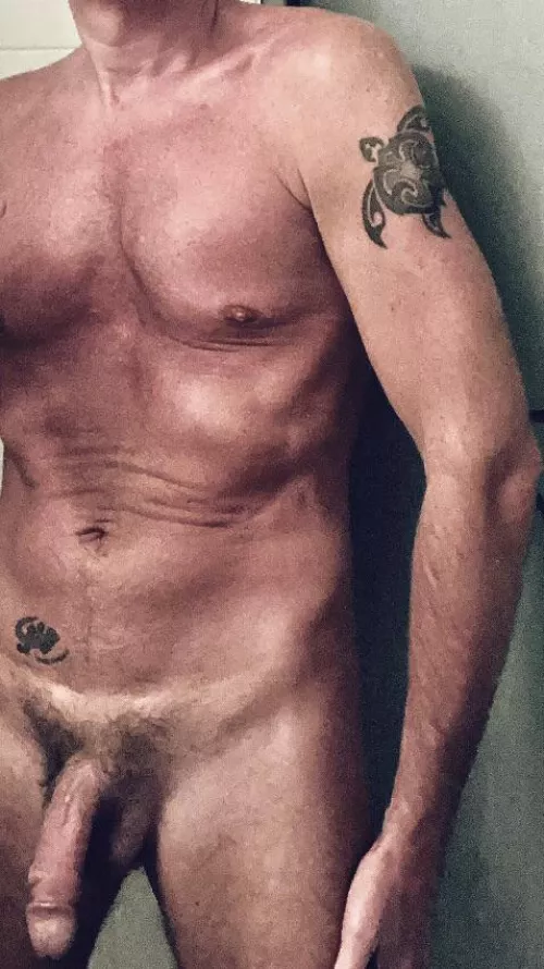 Me at the gym showing my hangar to anyone that wants to see.