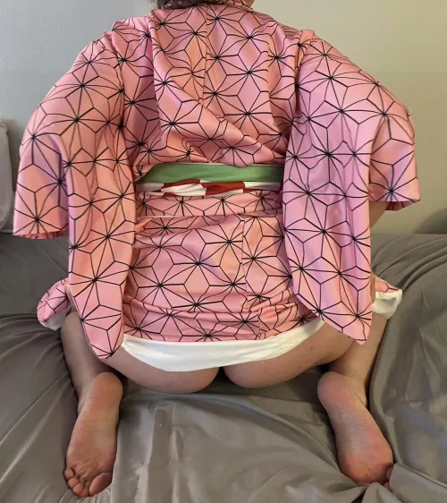 Naughty Nezuko by me 😈🖤