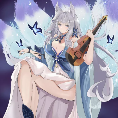 Shinano under the moonlight