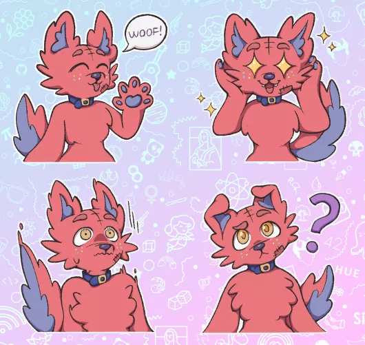 smoll stickerpack :3 (art by me, commissions open!)