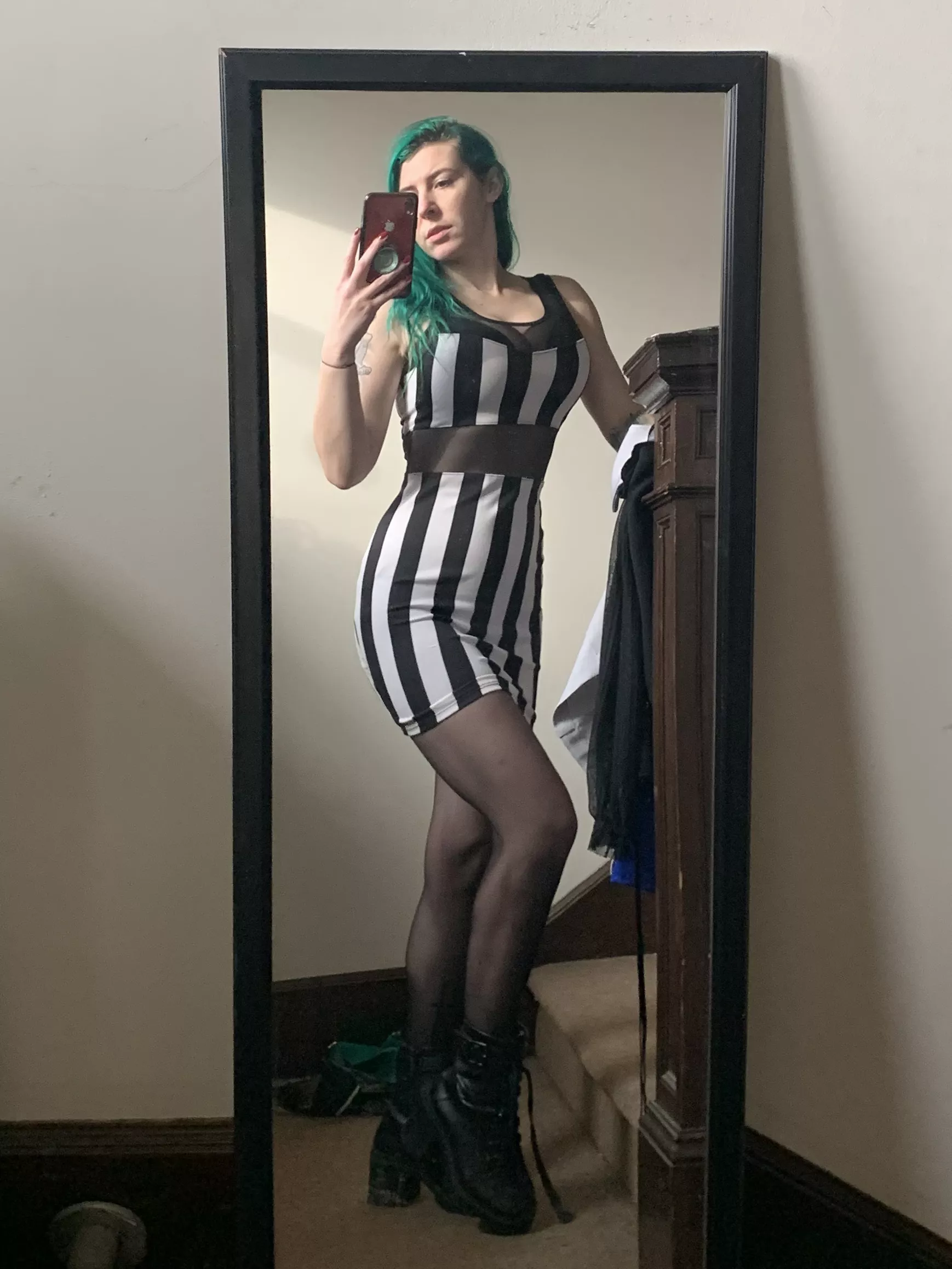 Some cute heeled combat boots