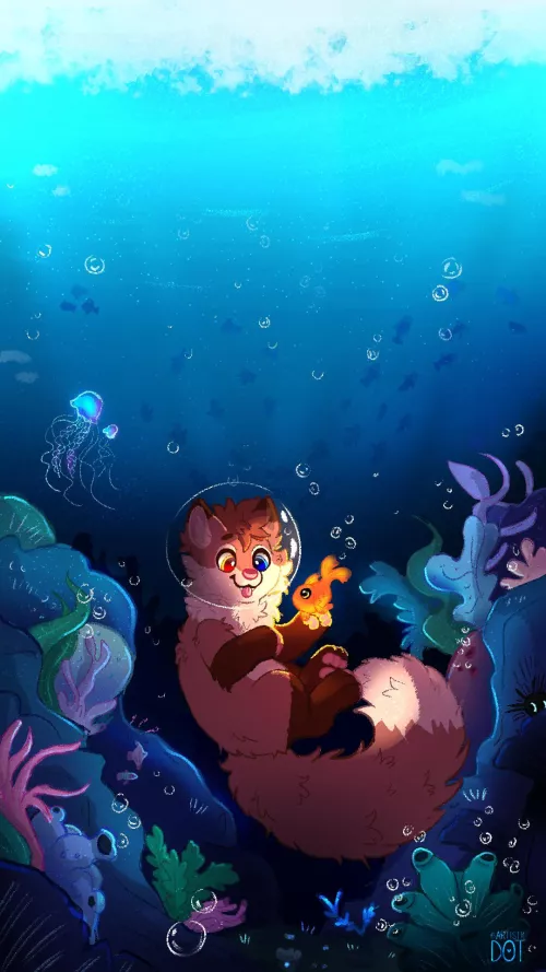 Somewhere beyond the sea!🐟(YCH) @artistic_dot on twitter!