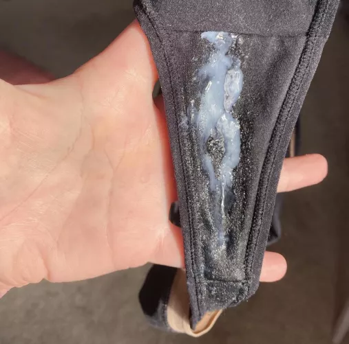 super creamy panties. all my cum and grool! 🤤