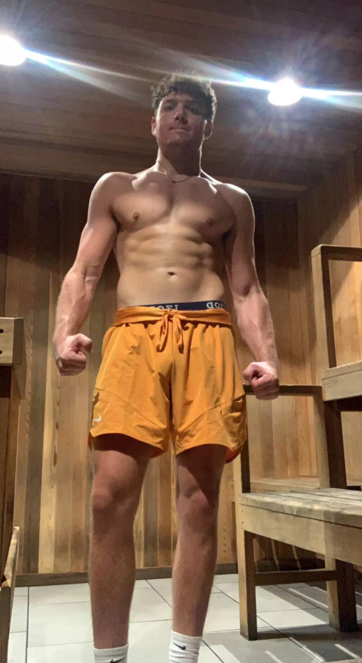 The sauna got a little hot today 🥵🔥
