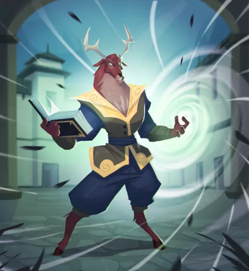 This deer is an artwork from our upcoming animal fantasy game!