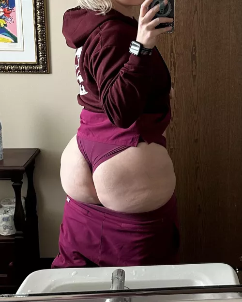 This is what happens when I try to wear real underwear to work. Turns into a thong instantly.