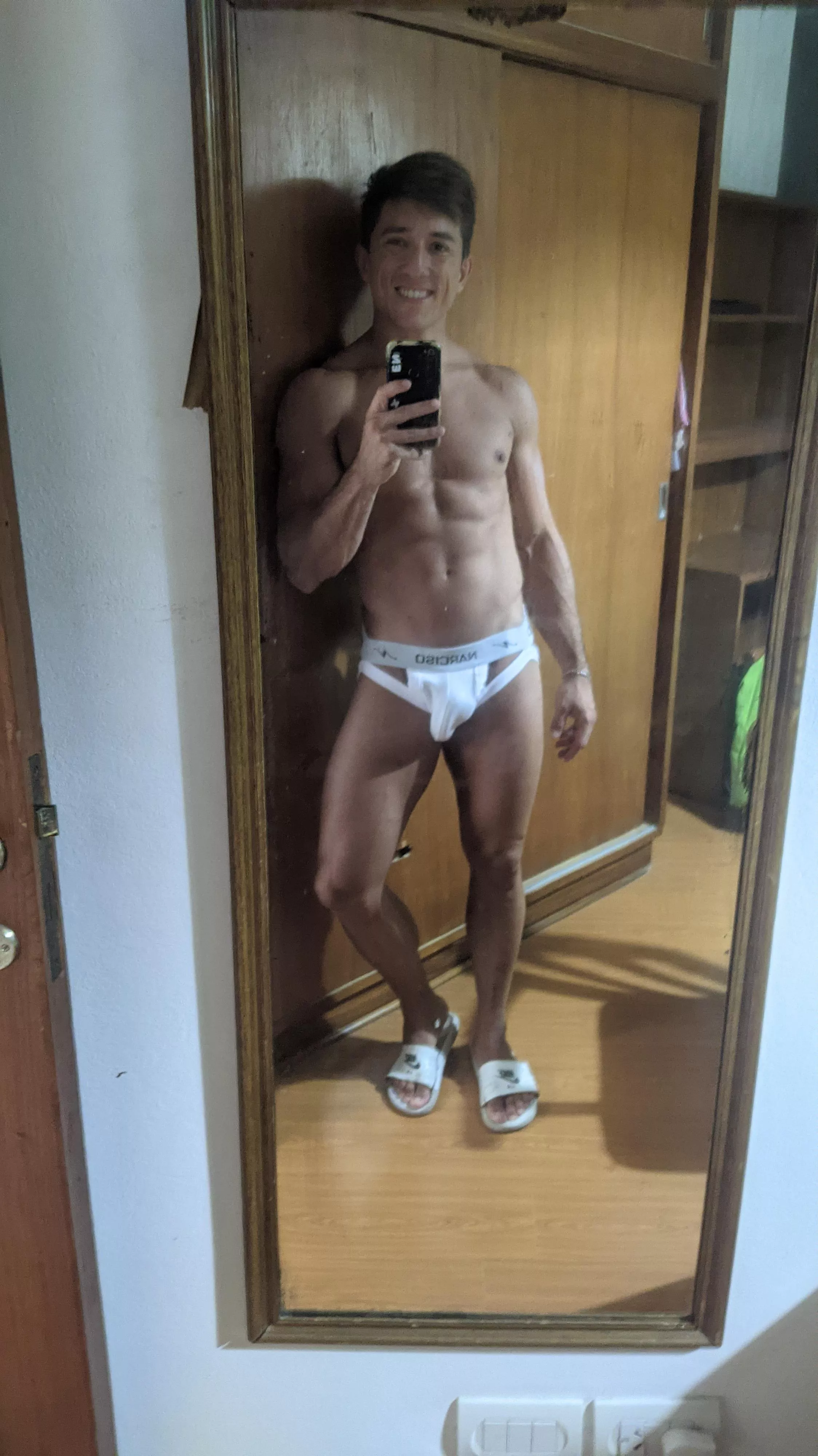 who's ripping the thong off my ass and the smile off my face