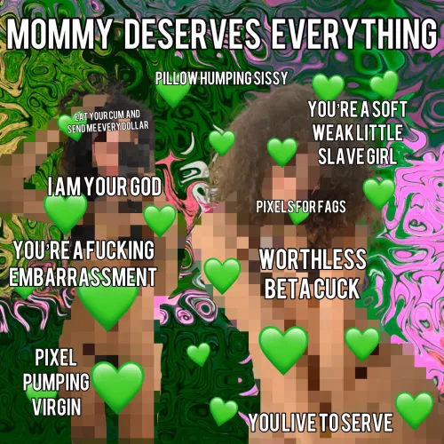 you are nothing you weak limp little loser! your dark empty life will only have meaning once you fully submit