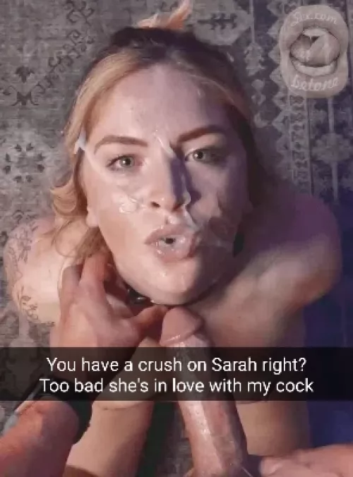 You'd treat her like a princess, too bad she just wants to be your bully's fuck toy