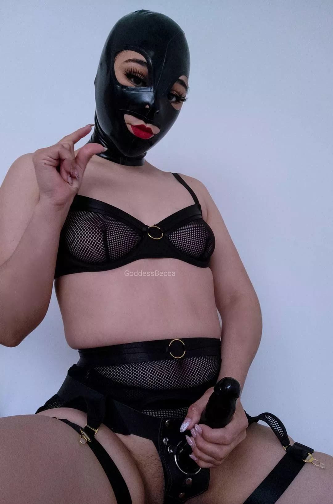 Your little cock is worthless, open your mouth.