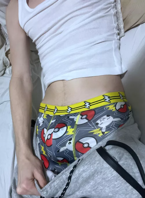 (20 M)Desperately needed a clean pair of boxers before Work and stole from lil bro 🤣 Wanna catch ‘em all?!