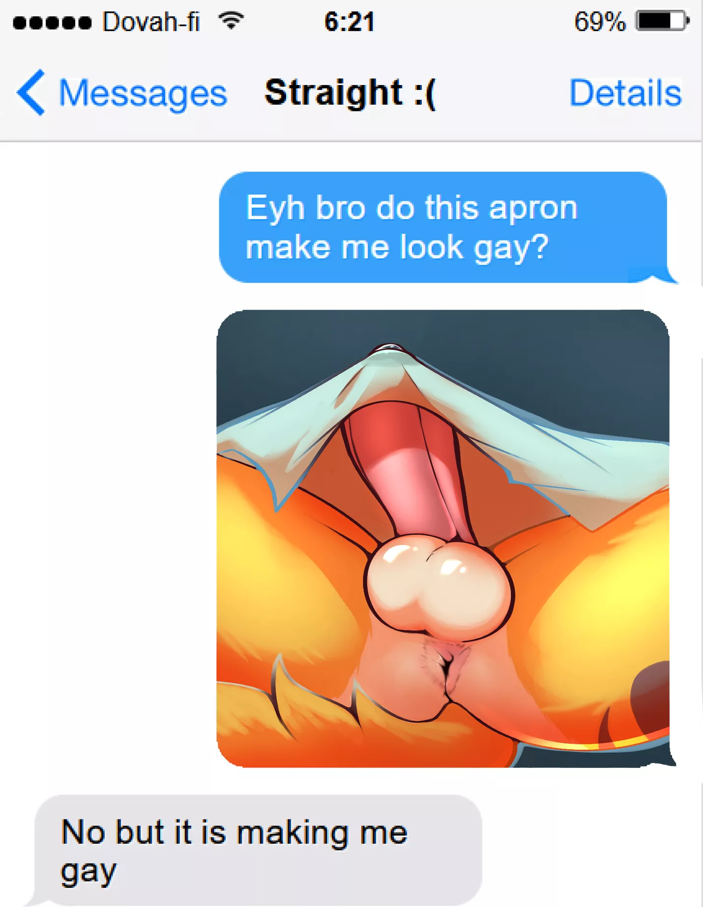 Are aprons gay? (jarlium)