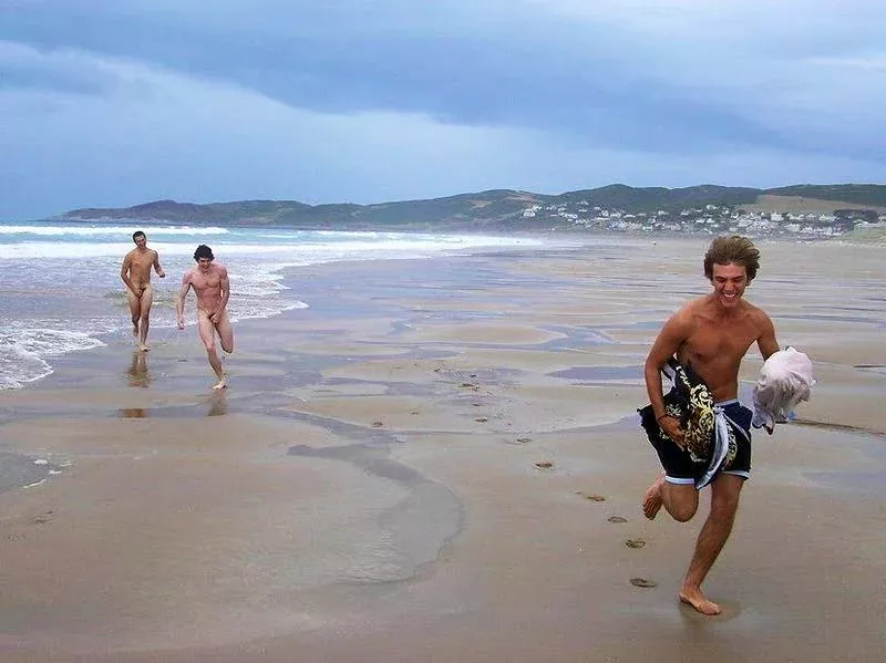 Aussie lads having a bit of fun