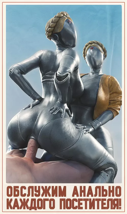 Ballerina twin bots, (Fugtrup) [Atomic Heart]