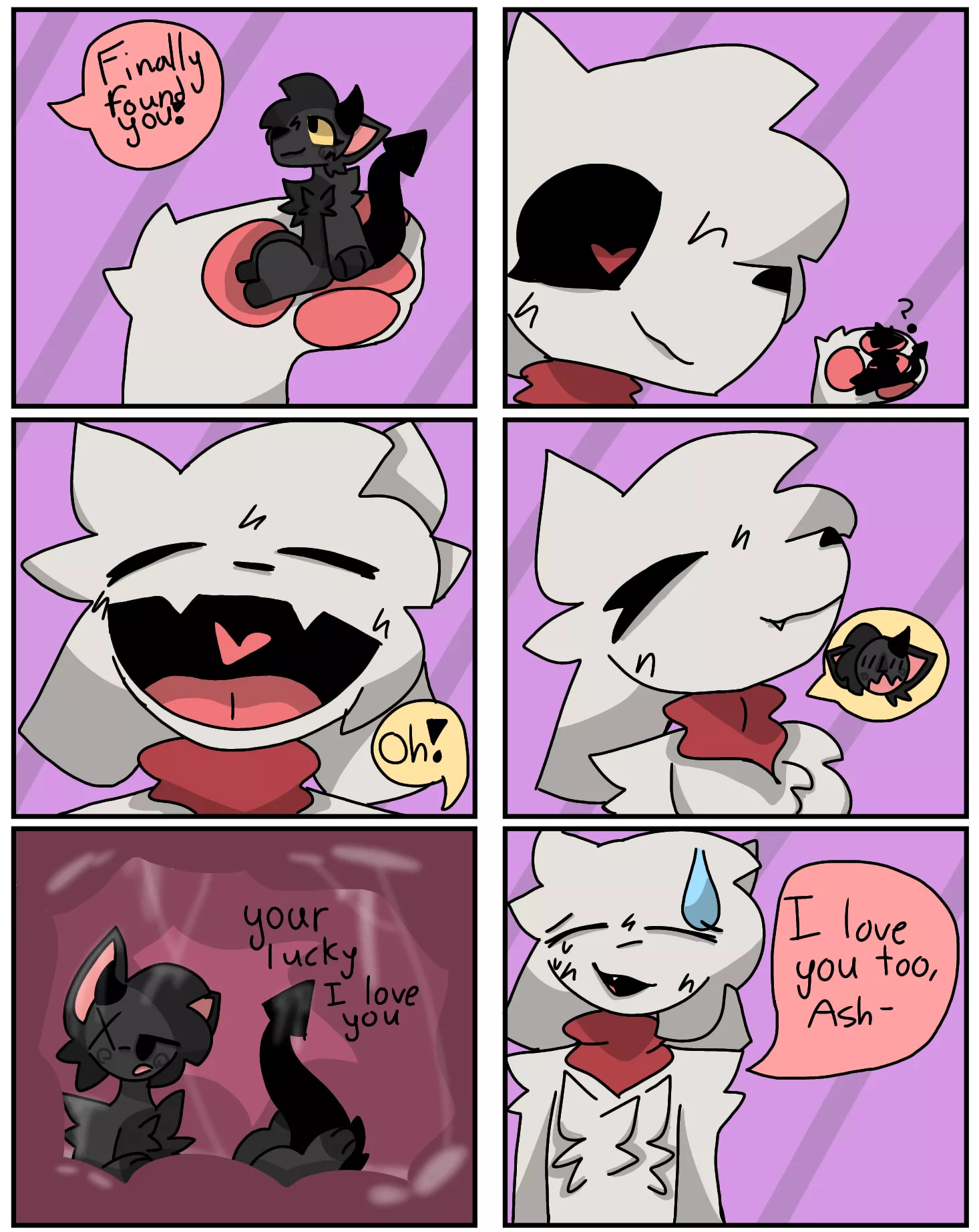 {comic} AAAAA I made this for me and my lover <33333