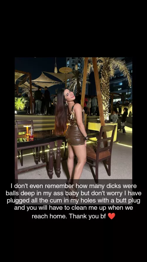 cuck BF on clean-up duty