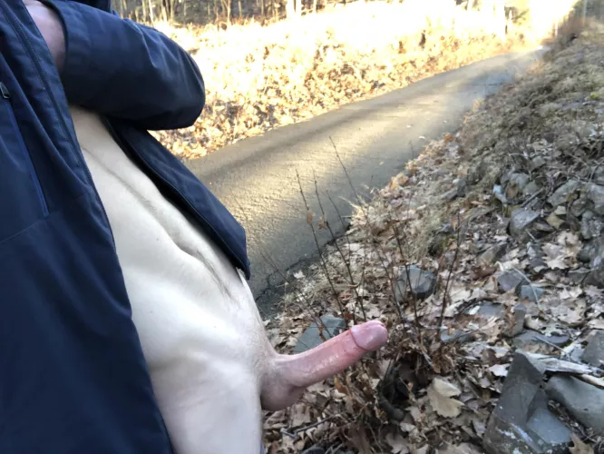 Fucking cold but no sign of shrinkage