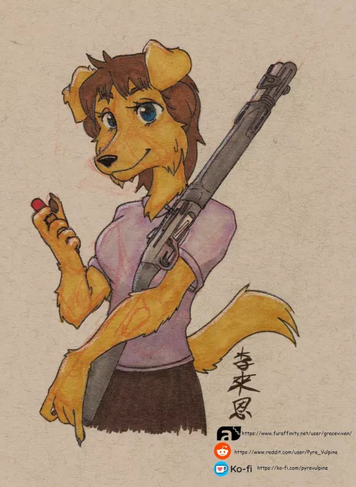Gun Day Sunday 128! (Art By Me)