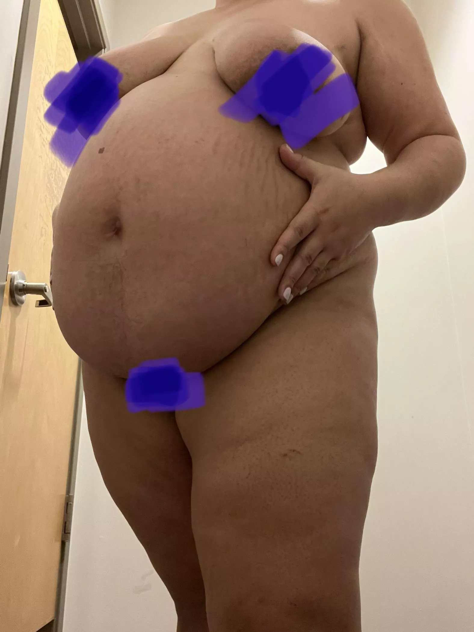 Had to show off, even at the gym.