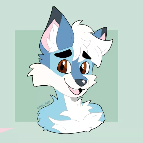 Headshot piece for Jellyjoart, by me, Luvo_pop