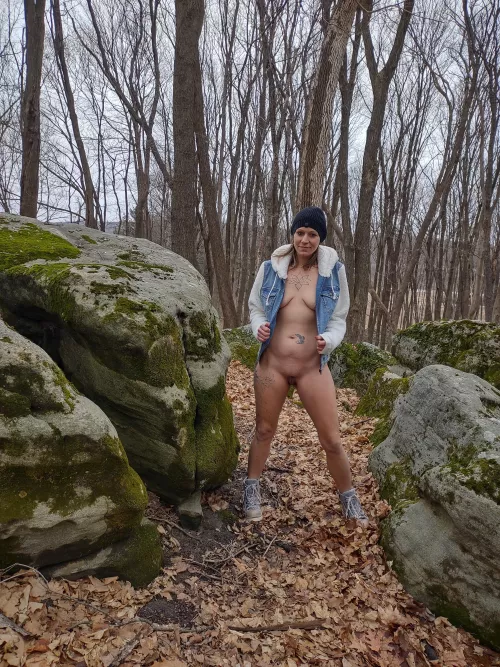 Hiking like this try not to get caught