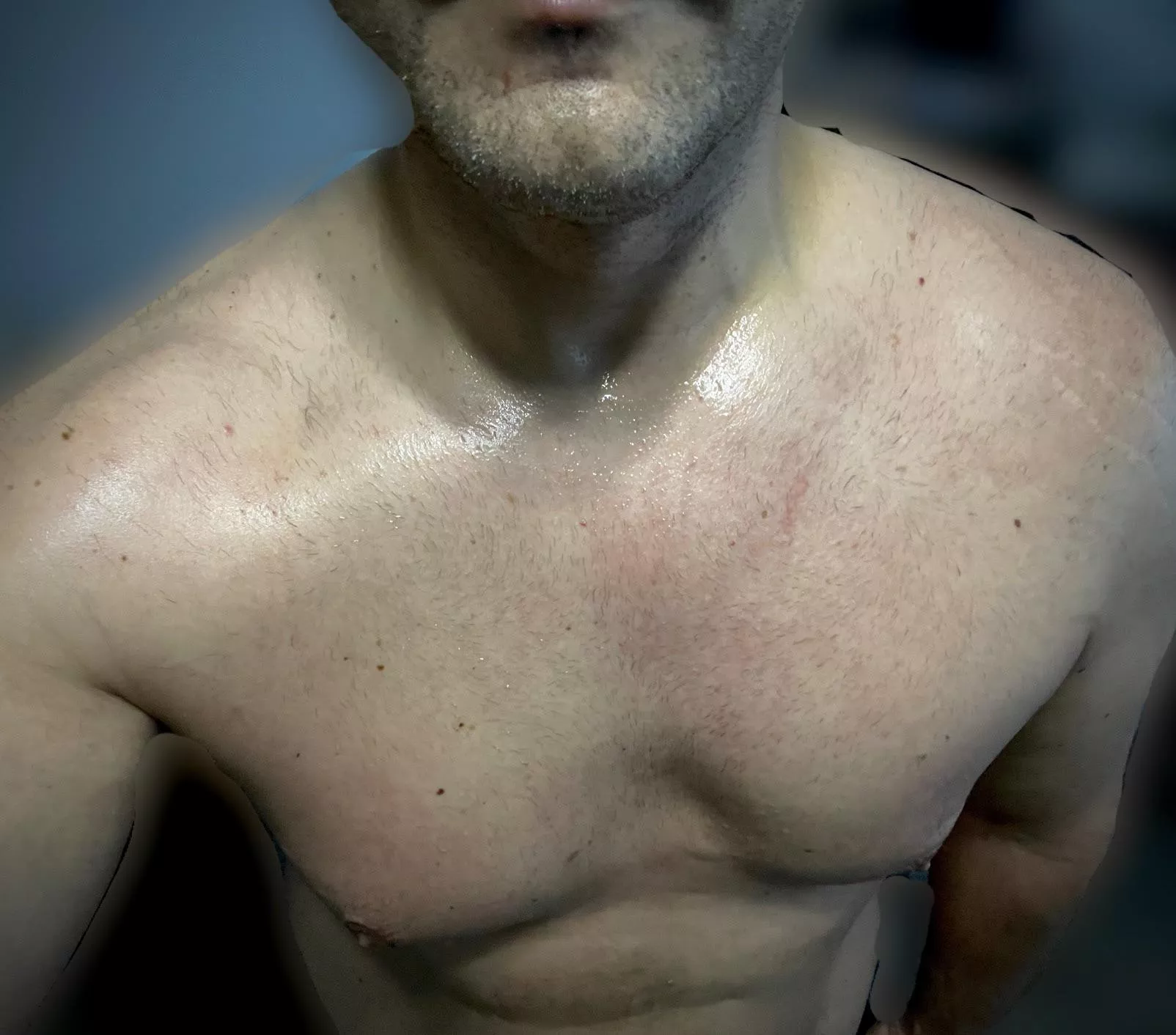 Hot and sweaty from workout.. shower anyone??